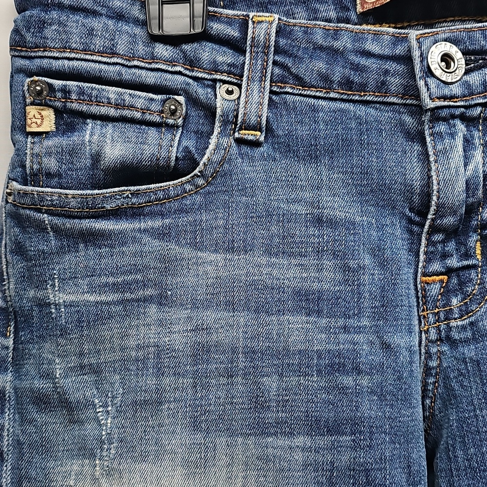 Big Star Low Rise Fit Dark Blue Jean Shorts - Picture 8 of 14